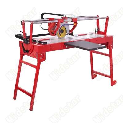 Desktop ceramic tile stone semi-automatic portable cutting machine for marble granite 180mm blade 1200 length